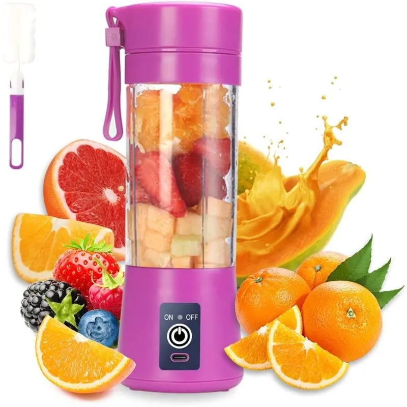 Mini Liquidificador Portátil Usb Juice Shake 6 Lâminas - Líquida Point